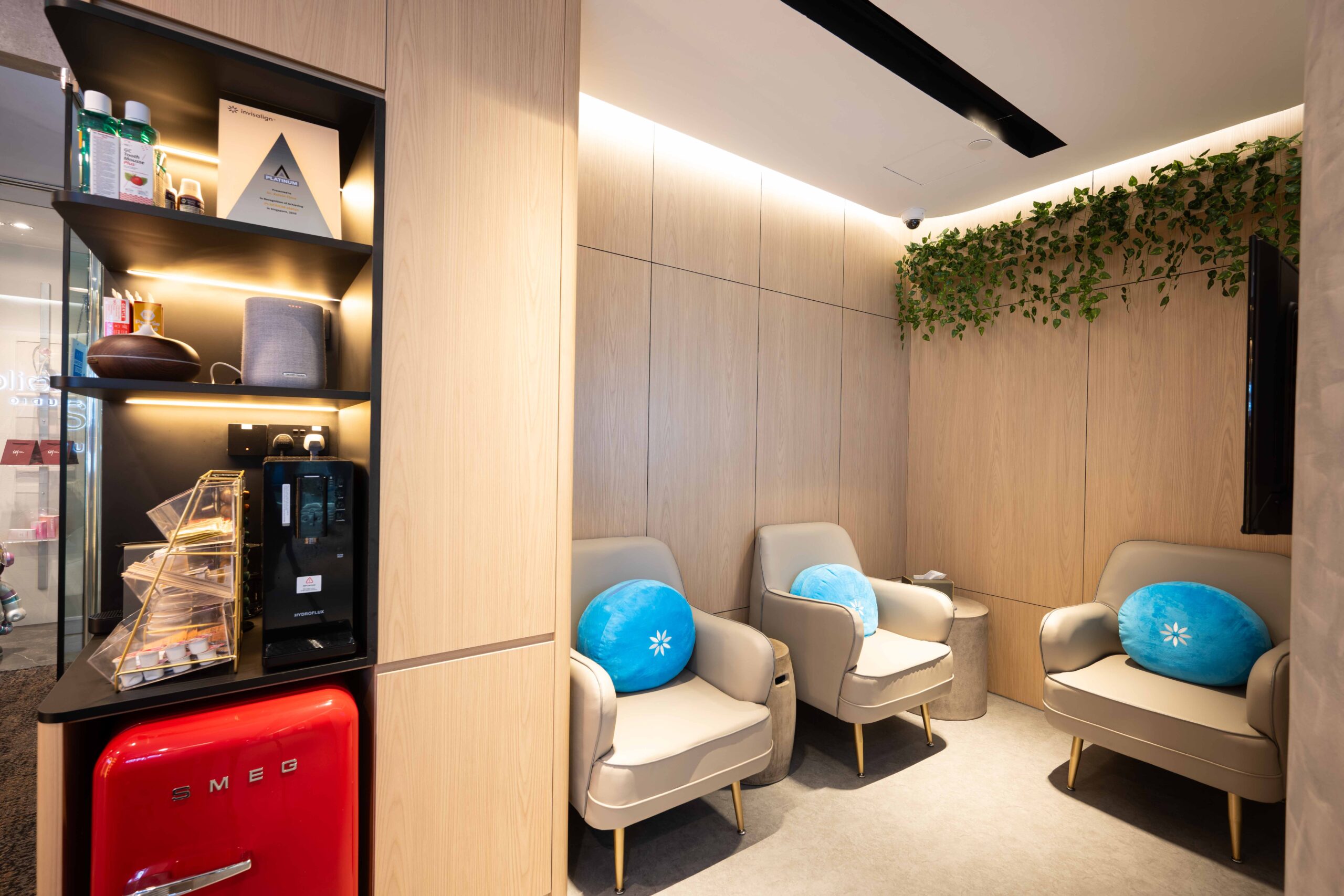 wheelock place dental clinic waiting area